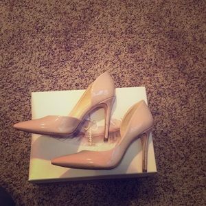 Jessica Simpson pointed toe blush pumps 5.5